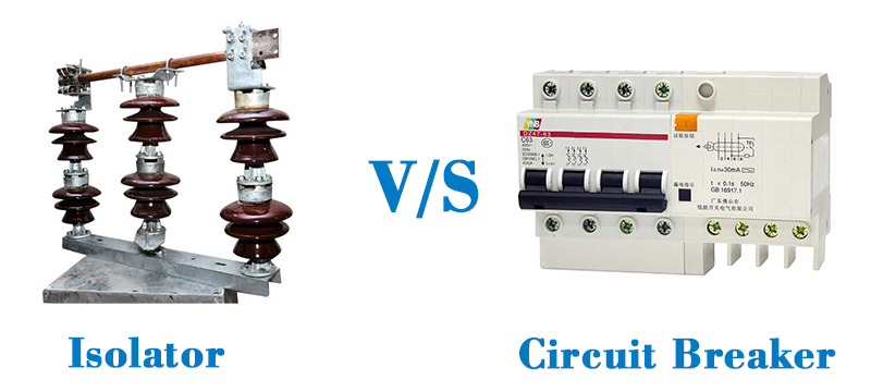 Difference Between Isolator and Circuit Breaker